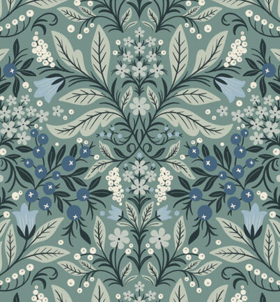 Pictured - Floral Abundance Wallpaper