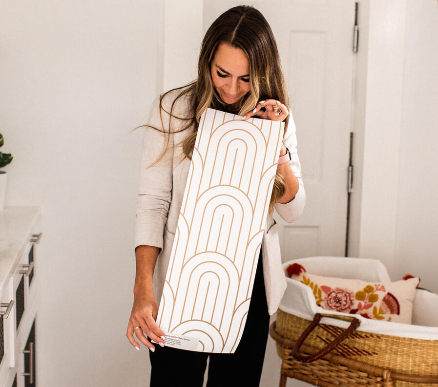 Shop our Smooth peel & stick
            wallpaper!