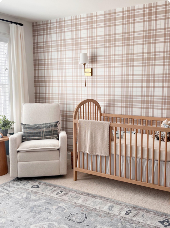 Pictured - Blossom Orchard Wallpaper, project by @growgardnergrow