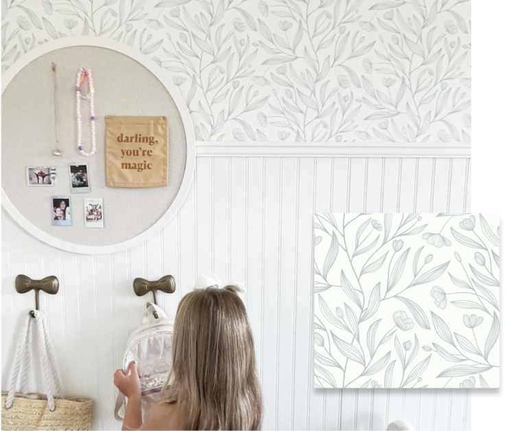 Pictured - Dainty Flower Garden in air and ceramic